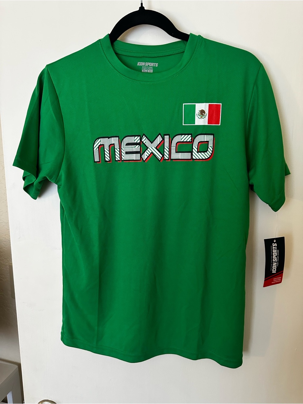 Boys Mexico Green Graphic T-Shirt size 14-16